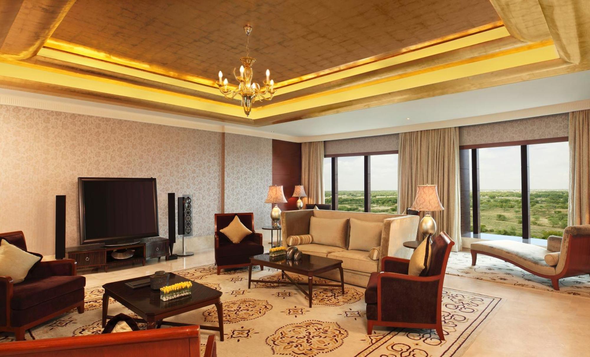 The Leela Ambience Gurugram Hotel&Residences Gurgaon Exterior foto